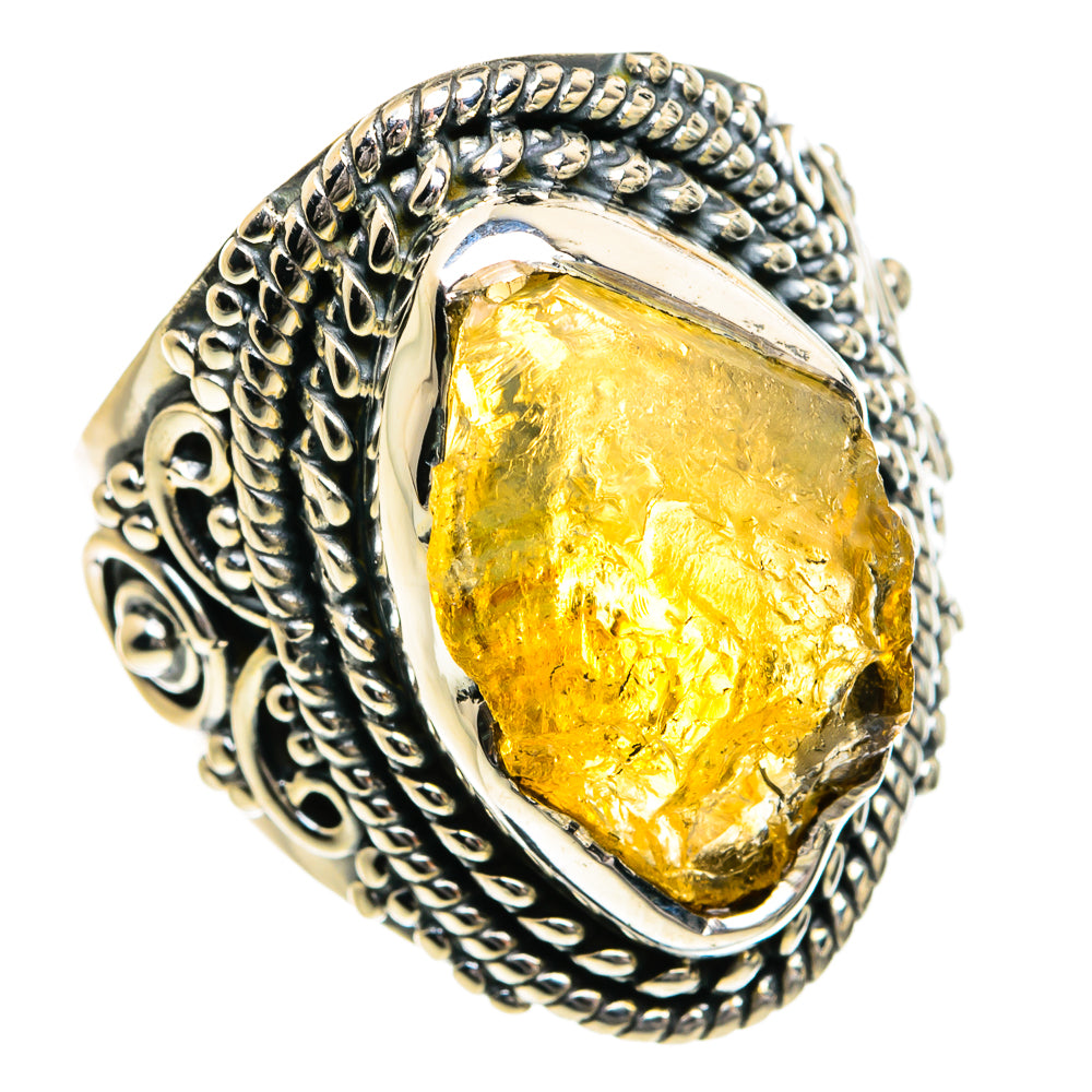 Citrine Rings handcrafted by Ana Silver Co - RING80214