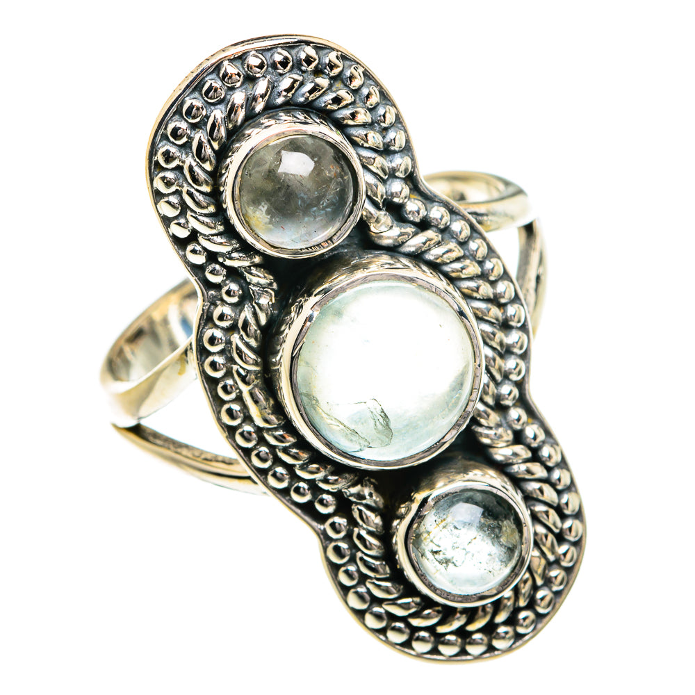 Aquamarine Rings handcrafted by Ana Silver Co - RING80223