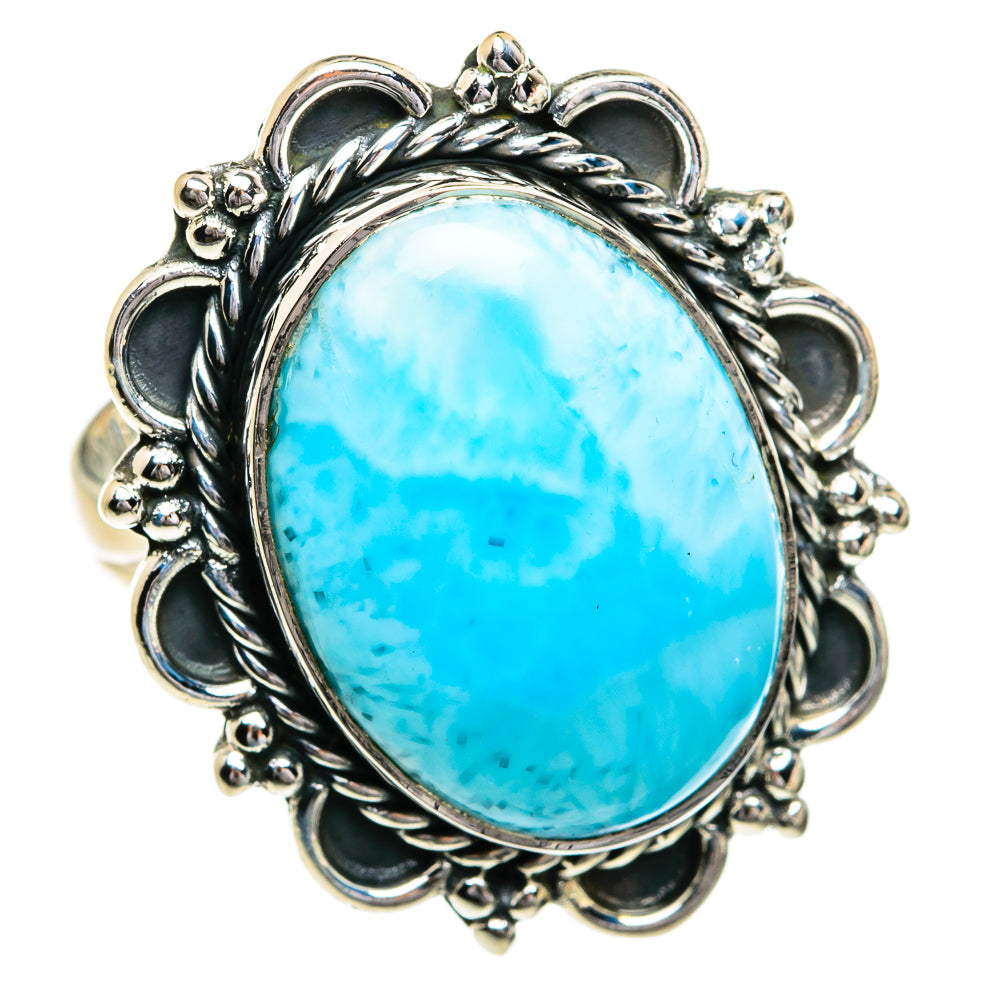 Larimar Rings handcrafted by Ana Silver Co - RING80225