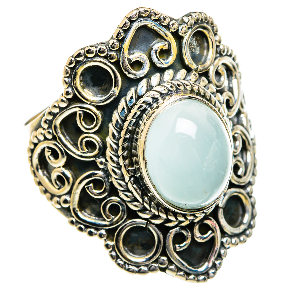 Aquamarine Rings handcrafted by Ana Silver Co - RING80226