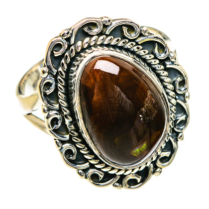 Mexican Fire Agate Rings handcrafted by Ana Silver Co - RING80233