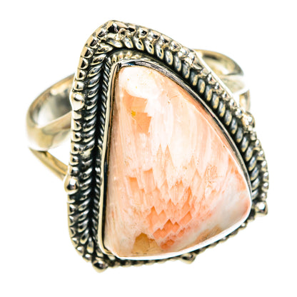 Scolecite Rings handcrafted by Ana Silver Co - RING80236