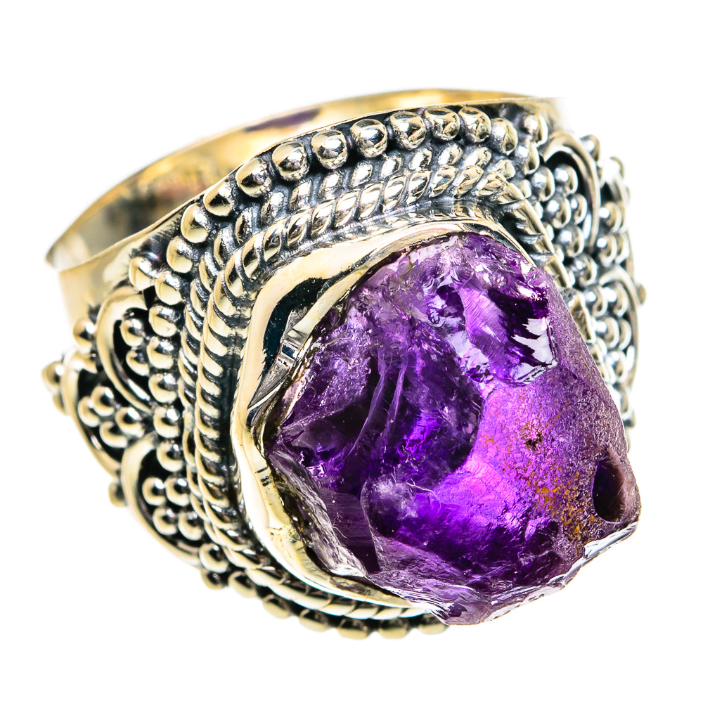 Amethyst Rings handcrafted by Ana Silver Co - RING80237 - Photo 2