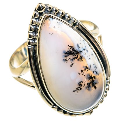 Dendritic Opal Rings handcrafted by Ana Silver Co - RING80239