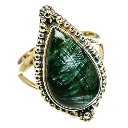 Seraphinite Rings handcrafted by Ana Silver Co - RING80252