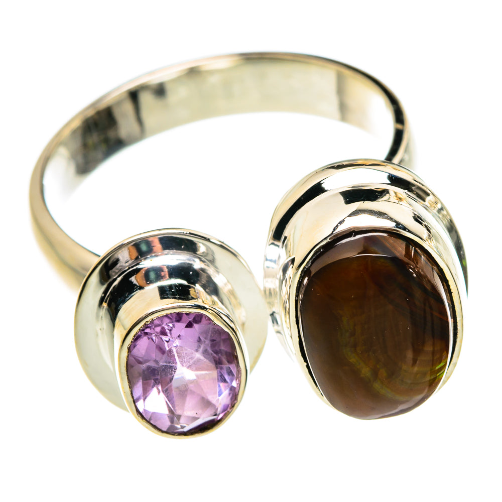 Mexican Fire Agate Rings handcrafted by Ana Silver Co - RING80255