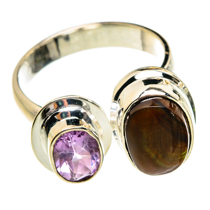 Mexican Fire Agate Rings handcrafted by Ana Silver Co - RING80255