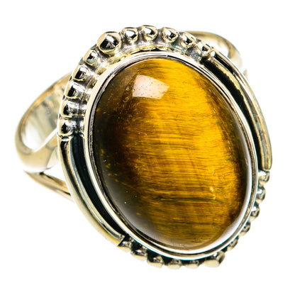 Tiger Eye Rings handcrafted by Ana Silver Co - RING80258