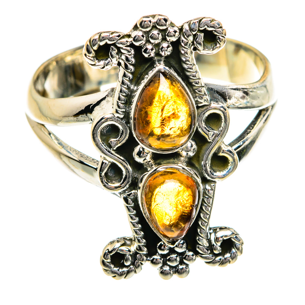 Citrine Rings handcrafted by Ana Silver Co - RING80259