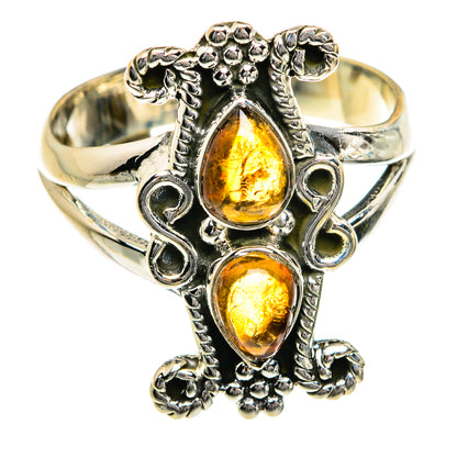 Citrine Rings handcrafted by Ana Silver Co - RING80259