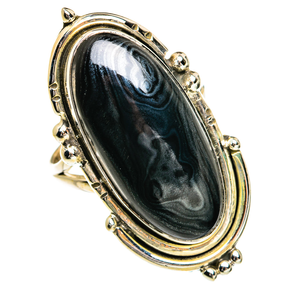 Psilomelane Rings handcrafted by Ana Silver Co - RING80265