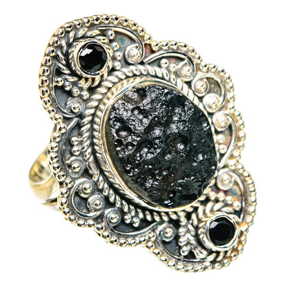 Tektite Rings handcrafted by Ana Silver Co - RING80266 - Photo 2