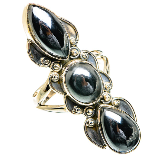 Hematite Rings handcrafted by Ana Silver Co - RING80270