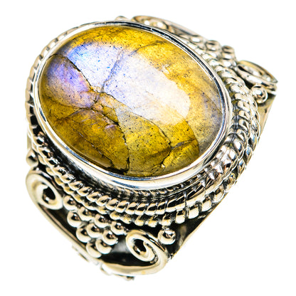 Labradorite Rings handcrafted by Ana Silver Co - RING80273