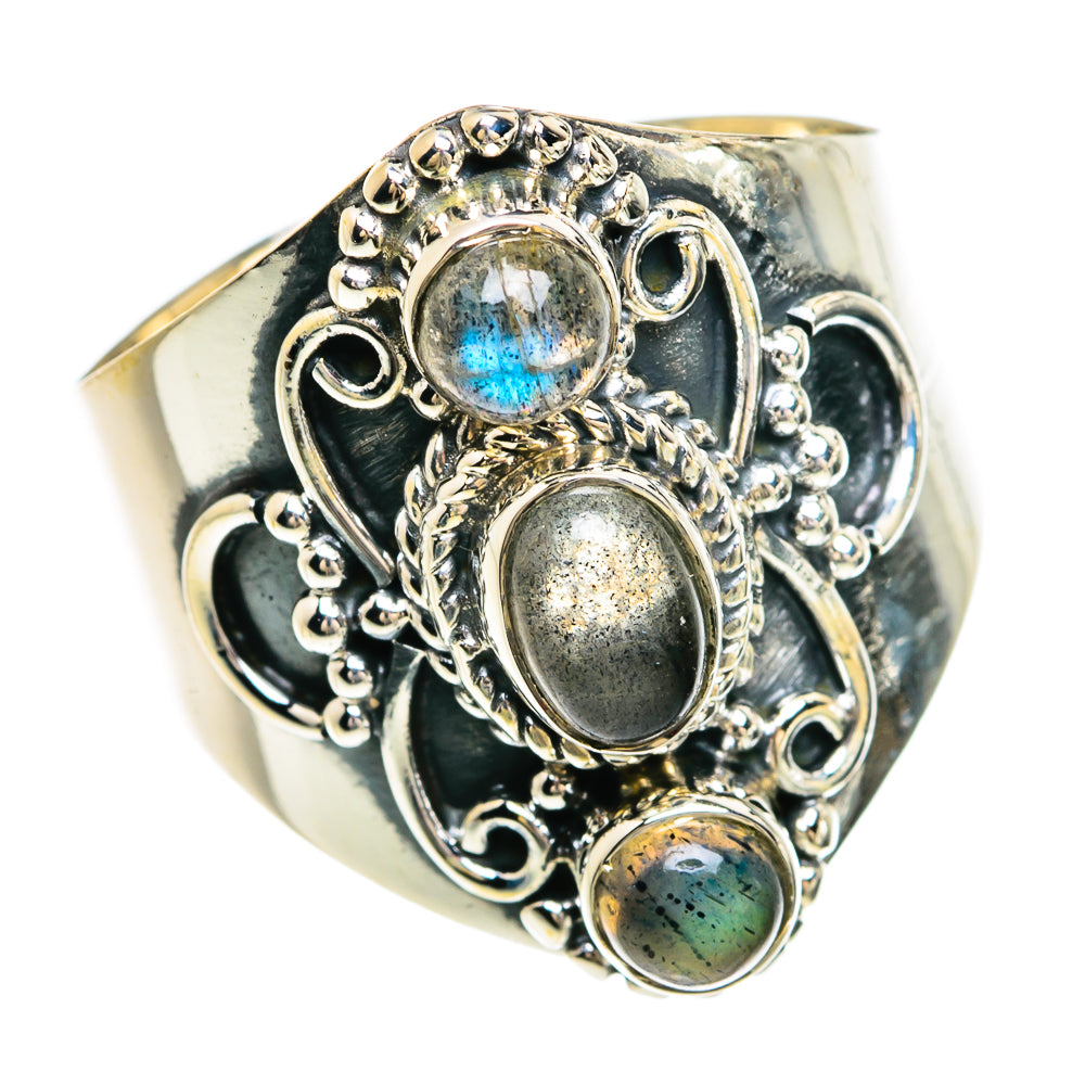 Labradorite Rings handcrafted by Ana Silver Co - RING80276