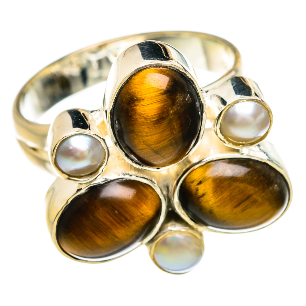 Tiger Eye Rings handcrafted by Ana Silver Co - RING80282