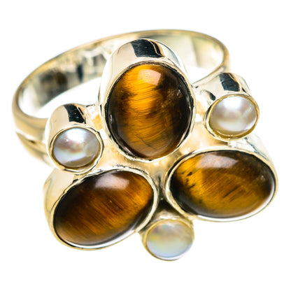 Tiger Eye Rings handcrafted by Ana Silver Co - RING80282
