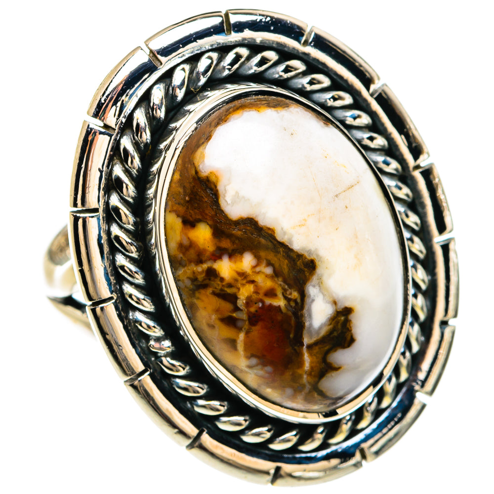 Peanut Wood Jasper Rings handcrafted by Ana Silver Co - RING80283