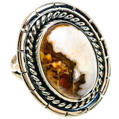 Peanut Wood Jasper Rings handcrafted by Ana Silver Co - RING80283