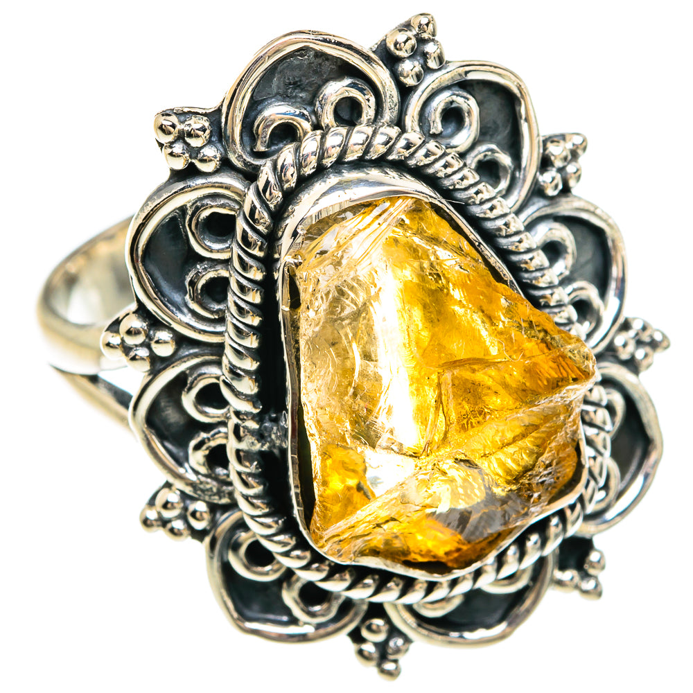 Citrine Rings handcrafted by Ana Silver Co - RING80286