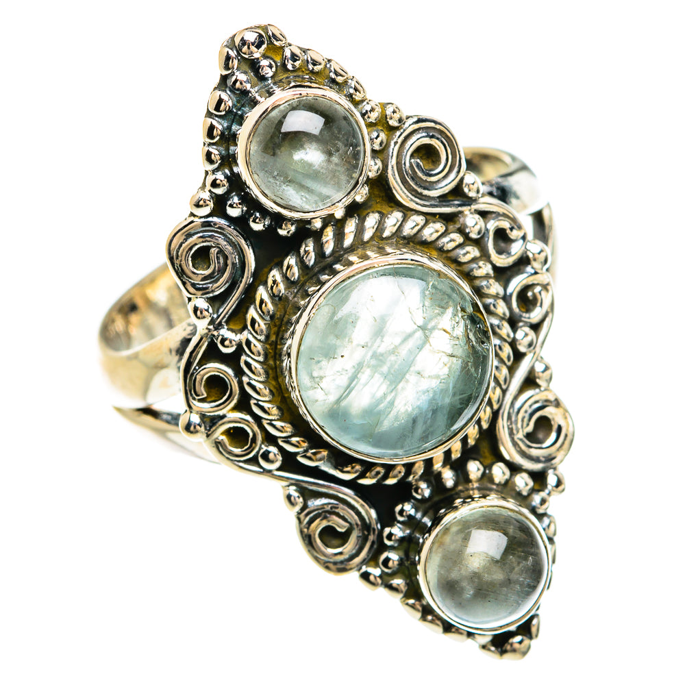 Aquamarine Rings handcrafted by Ana Silver Co - RING80307