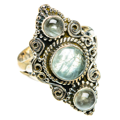 Aquamarine Rings handcrafted by Ana Silver Co - RING80307