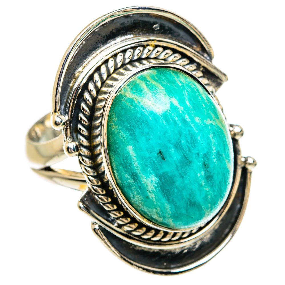 Amazonite Rings handcrafted by Ana Silver Co - RING80312