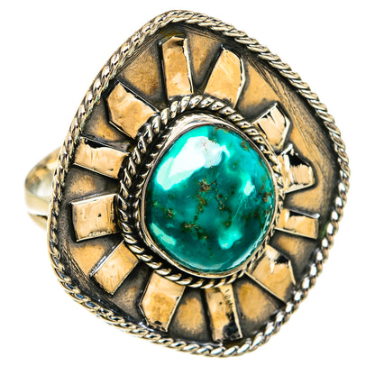 Chrysocolla Rings handcrafted by Ana Silver Co - RING80314