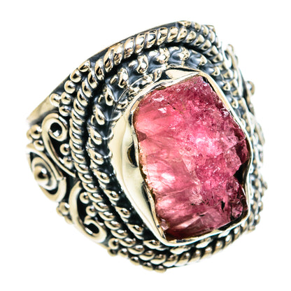 Pink Tourmaline Rings handcrafted by Ana Silver Co - RING80321