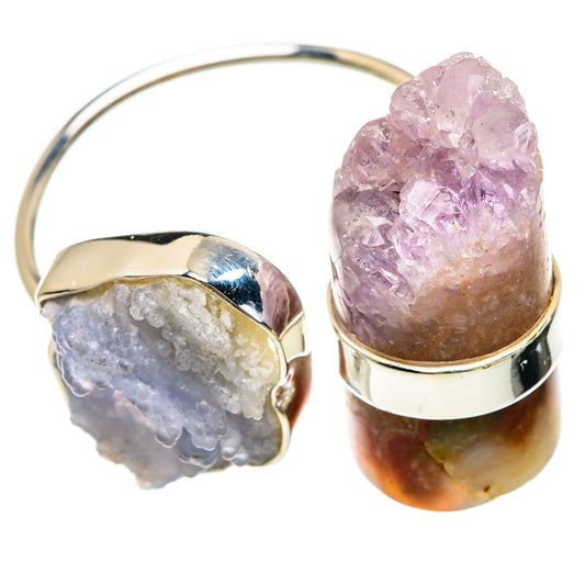 Amethyst Stalactite Rings handcrafted by Ana Silver Co - RING80322
