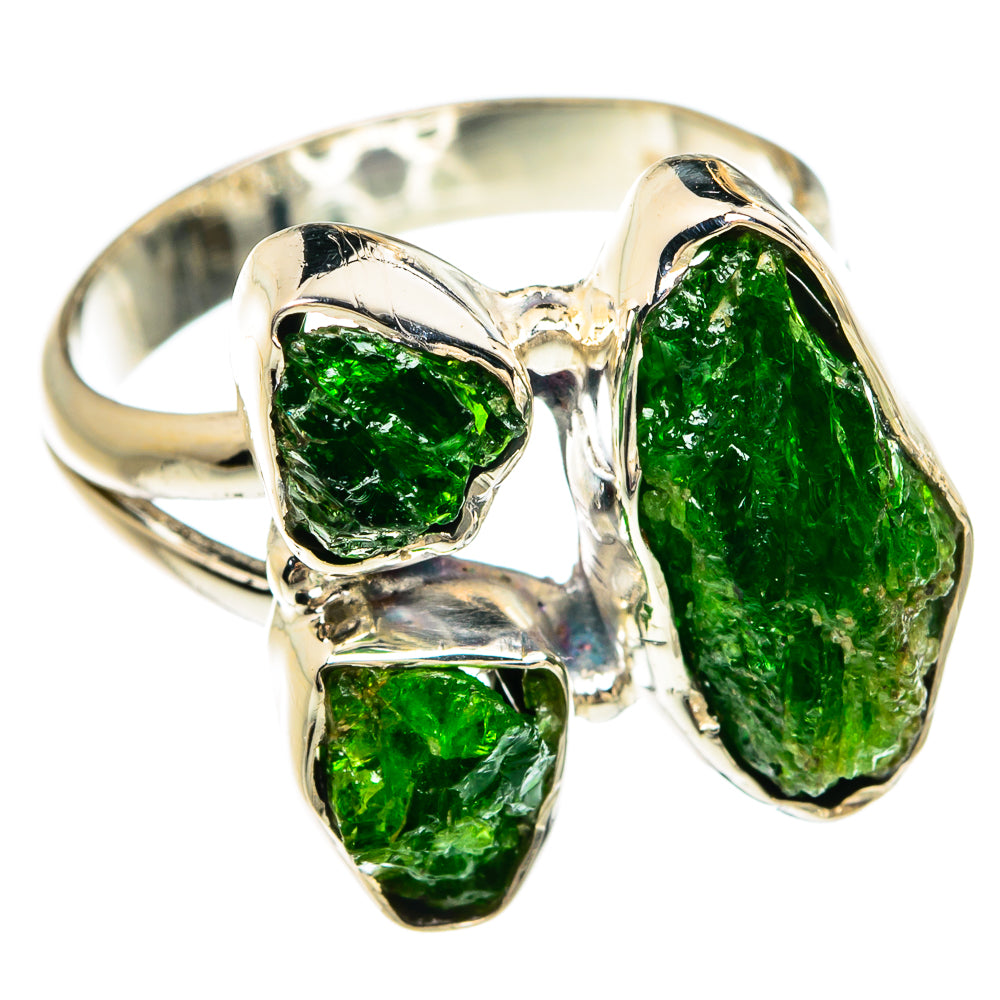 Chrome Diopside Rings handcrafted by Ana Silver Co - RING80339