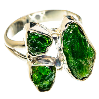 Chrome Diopside Rings handcrafted by Ana Silver Co - RING80339