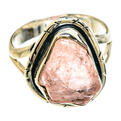 Rose Quartz Rings handcrafted by Ana Silver Co - RING80348