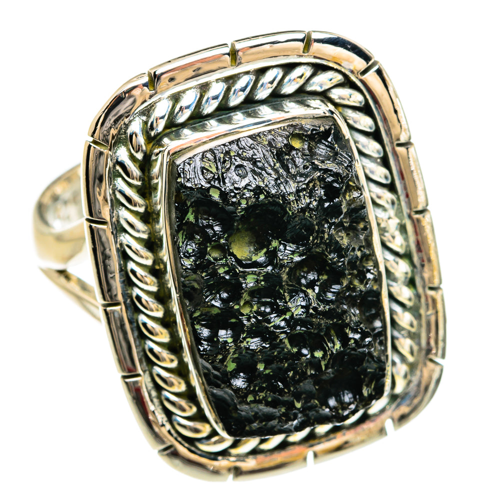 Tektite Rings handcrafted by Ana Silver Co - RING80352