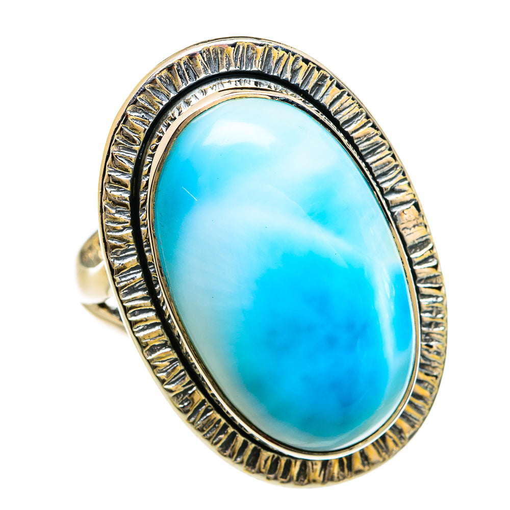 Larimar Rings handcrafted by Ana Silver Co - RING80363