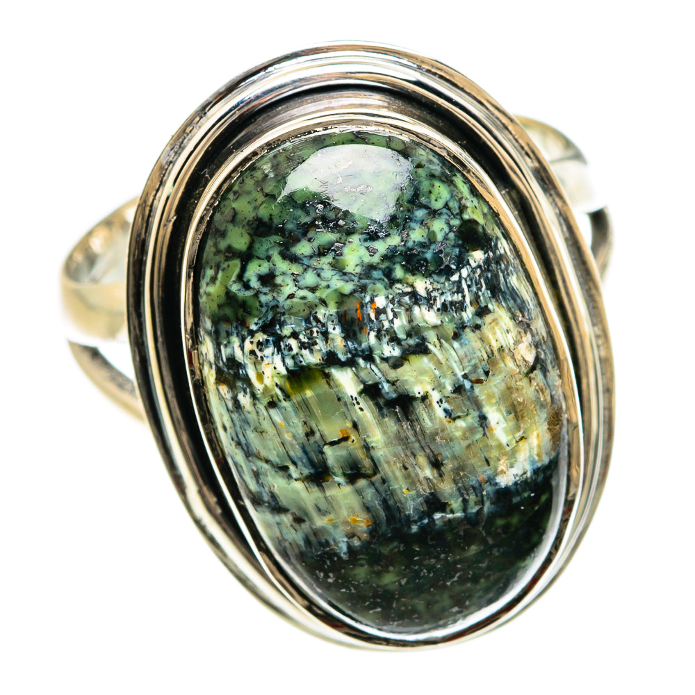 Lizard Jasper Rings handcrafted by Ana Silver Co - RING80368