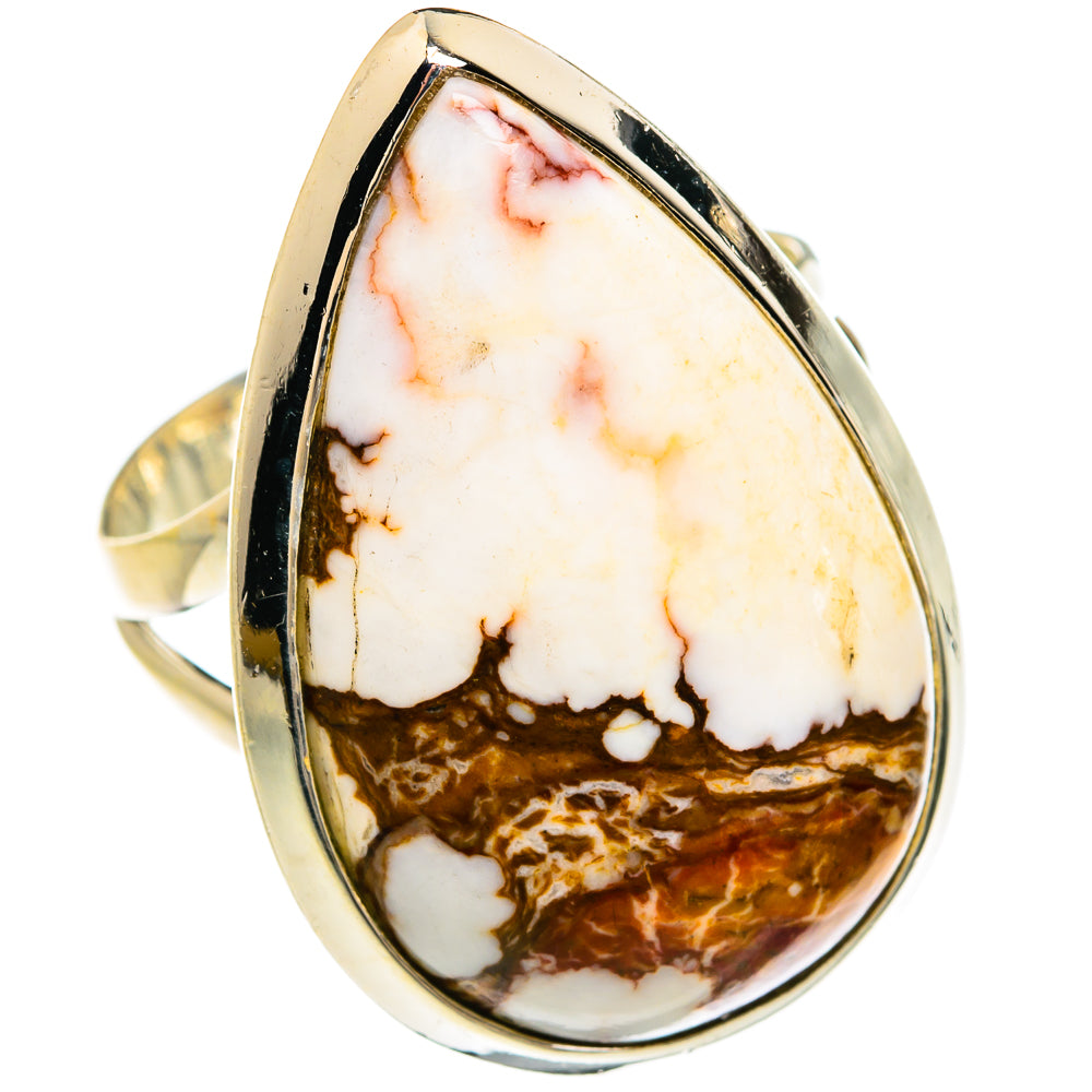 Peanut Wood Jasper Rings handcrafted by Ana Silver Co - RING80372
