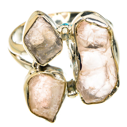 Rose Quartz Rings handcrafted by Ana Silver Co - RING80375
