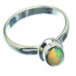 Ethiopian Opal Rings handcrafted by Ana Silver Co - RING8038