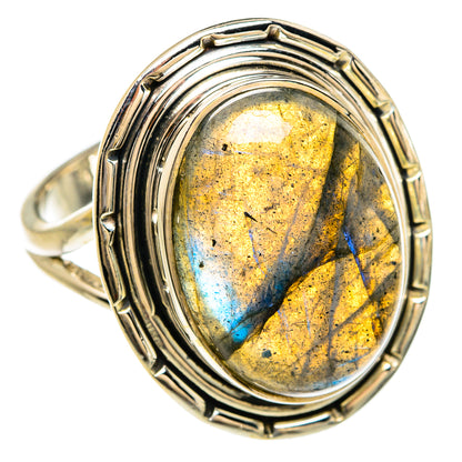 Labradorite Rings handcrafted by Ana Silver Co - RING80390
