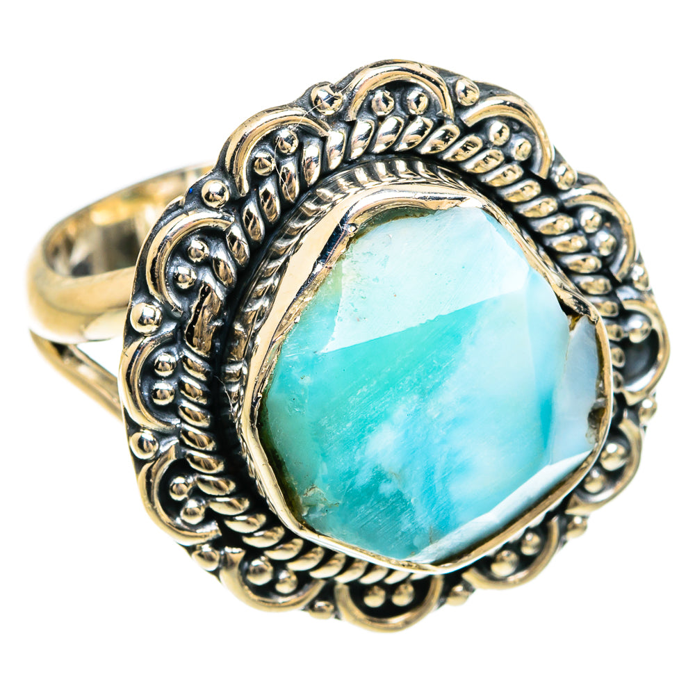 Larimar Rings handcrafted by Ana Silver Co - RING80391