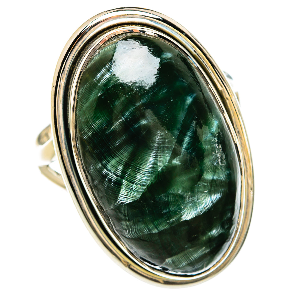 Seraphinite Rings handcrafted by Ana Silver Co - RING80393