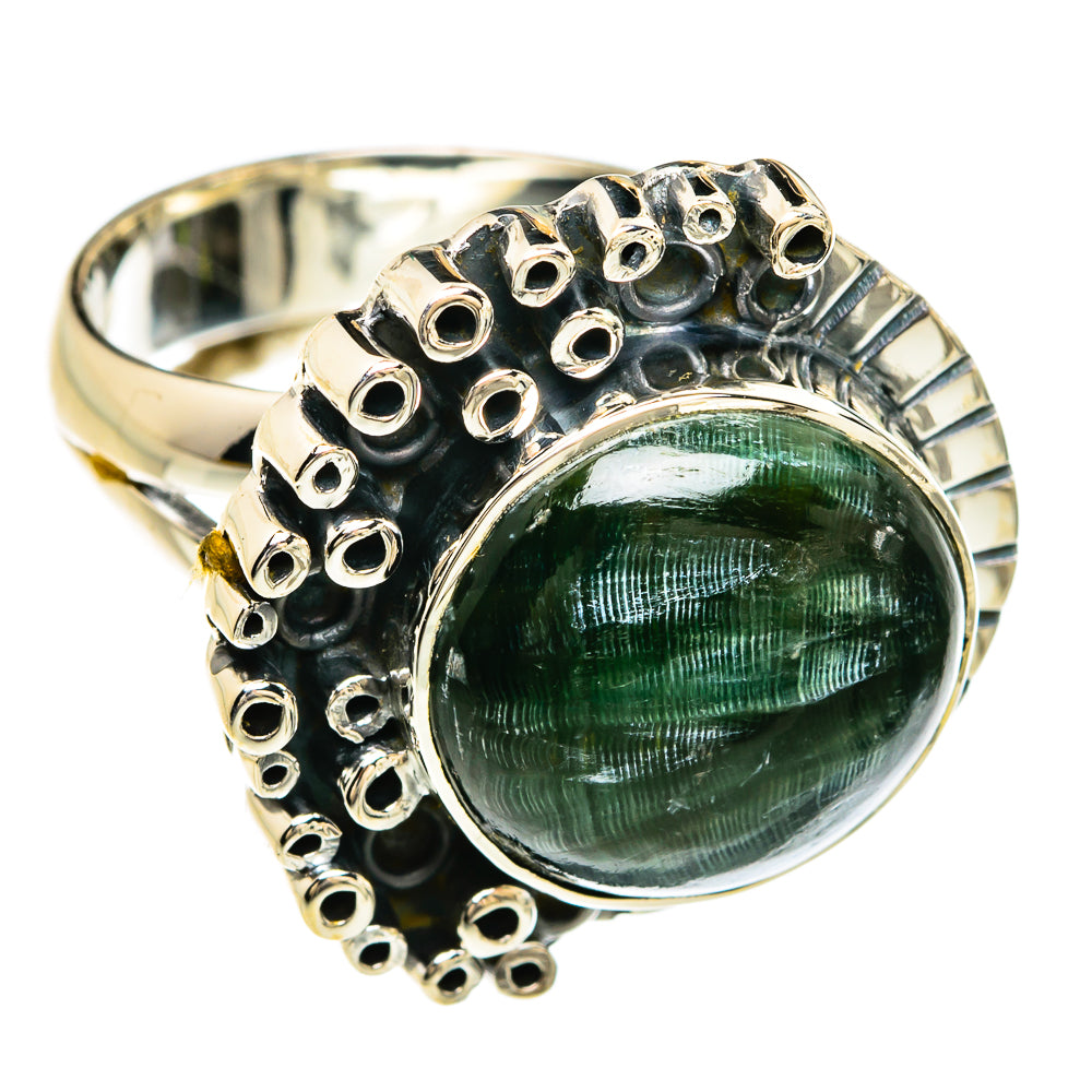 Seraphinite Rings handcrafted by Ana Silver Co - RING80395