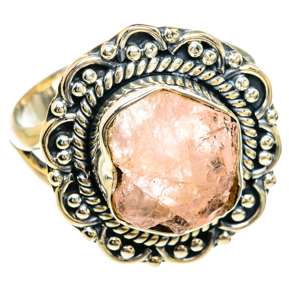Rose Quartz Rings handcrafted by Ana Silver Co - RING80403