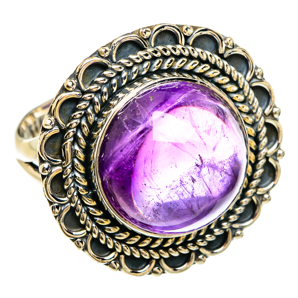 Amethyst Rings handcrafted by Ana Silver Co - RING80404