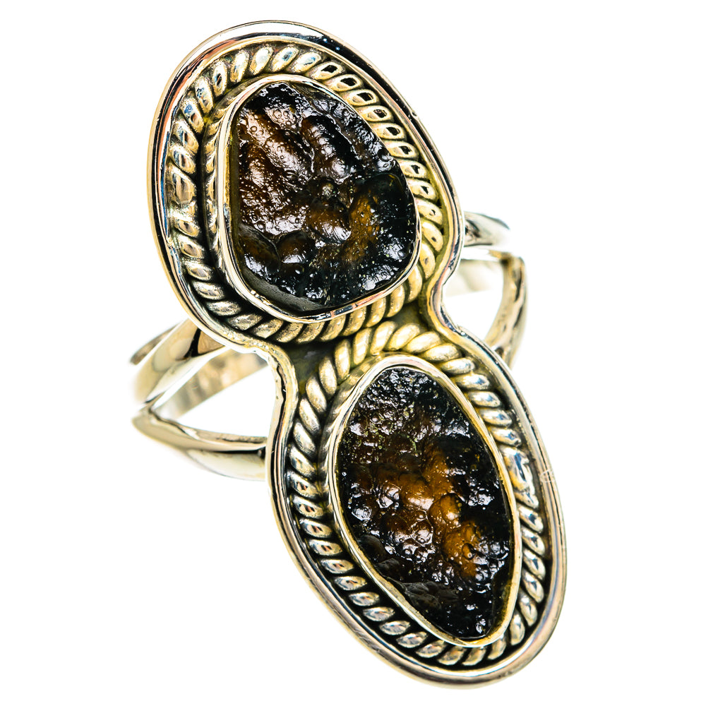 Tektite Rings handcrafted by Ana Silver Co - RING80407