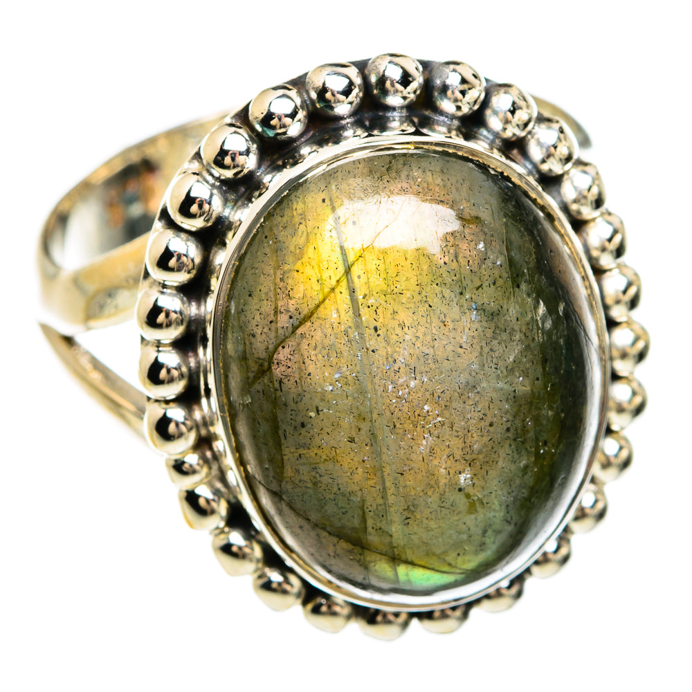 Labradorite Rings handcrafted by Ana Silver Co - RING80422