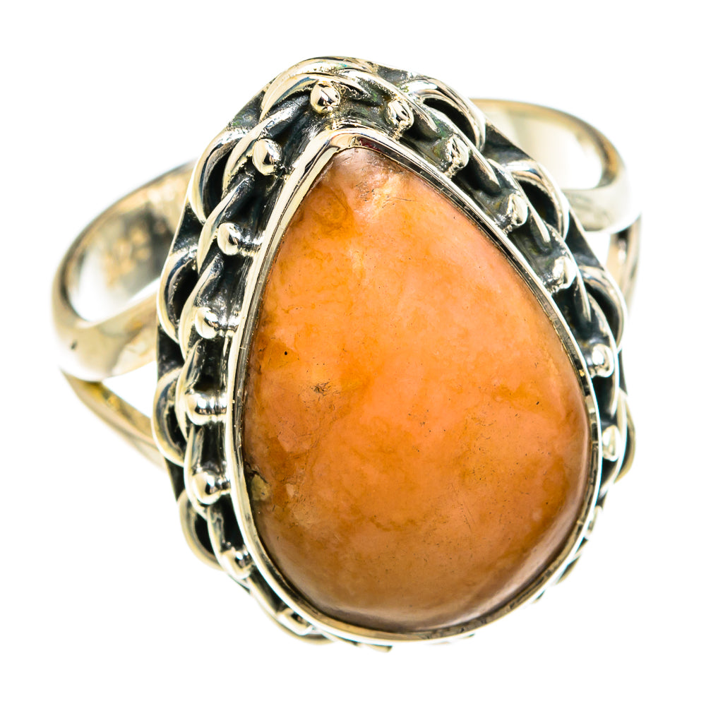 Scolecite Rings handcrafted by Ana Silver Co - RING80423