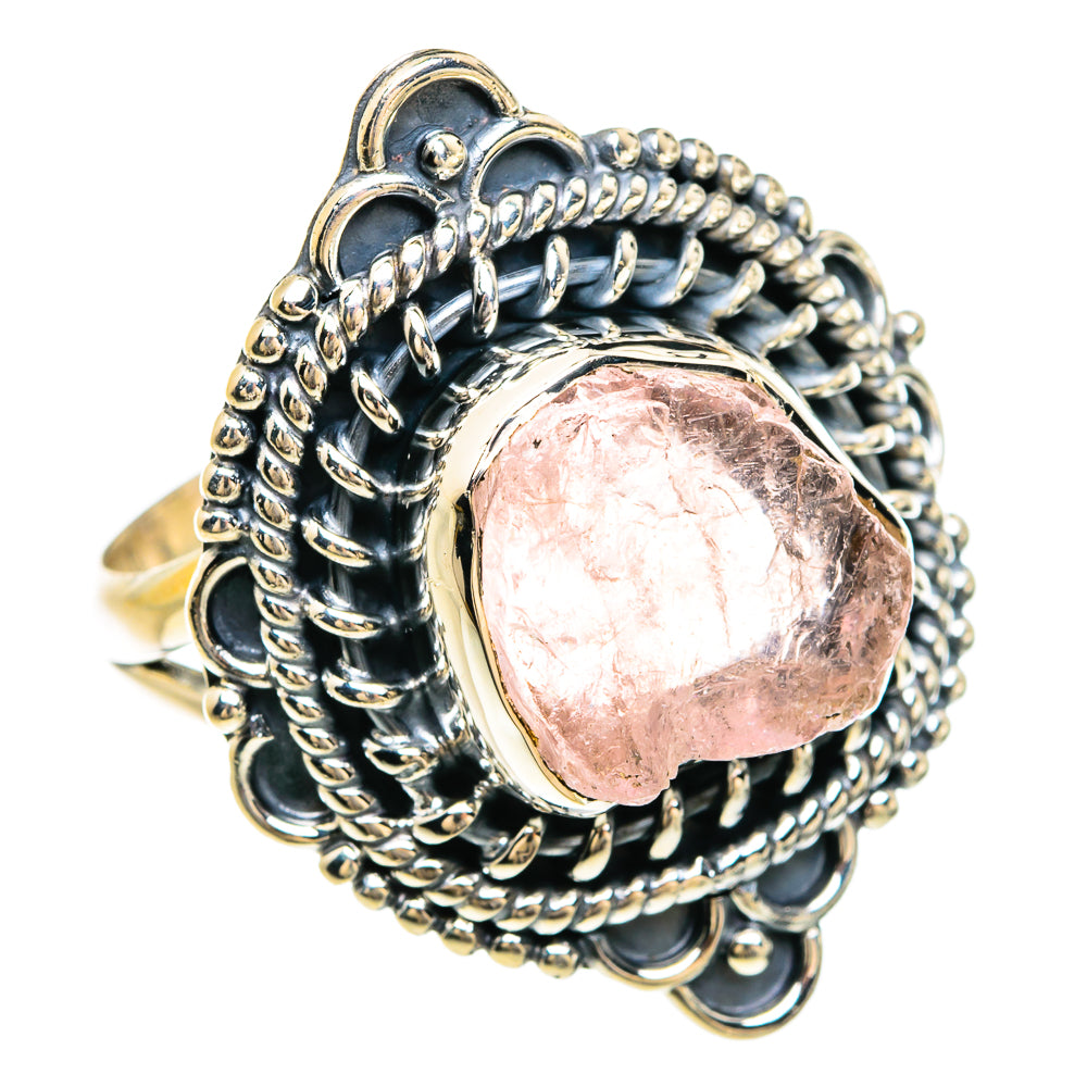 Rose Quartz Rings handcrafted by Ana Silver Co - RING80427