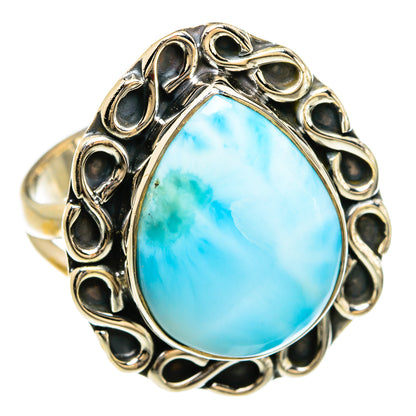 Larimar Rings handcrafted by Ana Silver Co - RING80441